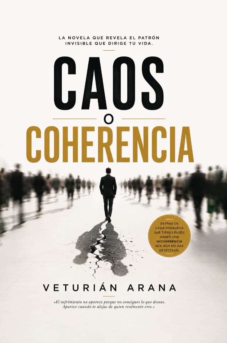 Portada del llibre CAOS o COHERENCIA de Veturián Arana